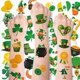 MDDRUIQI tatuajes san-patricio 150-pack: ideal para fiestas, fácil de aplicar