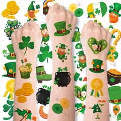 MDDRUIQI tatuajes san-patricio 150-pack: ideal para fiestas, fácil de aplicar