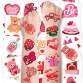 MDDRUIQI valentines tattoos heart designs for party favors and decor
