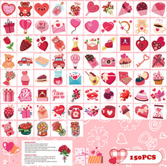 MDDRUIQI valentines tattoos romantic symbols for outfits and gifts