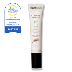 MDSolarSciences Mineral BB Creme SPF 50 light swirl blends redness for an even finish.
