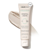 MDSolarSciences Mineral Creme SPF 50 bottle with matte finish on shelf.