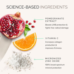MDSolarSciences Mineral Creme texture being spread on skin for seamless blend.