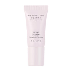 Meaningful Beauty Crema Elevadora para Ojos, bote compacto, hidratación profunda para el contorno