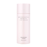 Meaningful Beauty Skin Softening Cleanser bottle shows fragrance-free cleansing for sensitive skin