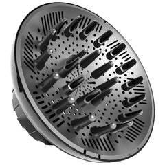 Meborll hair diffuser attachment for 1.4-2.6 inch dryers; enhances curl definition and bounce.