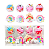 Mebtmel cupcake lip gloss container offers a playful design for kids' daily fun.