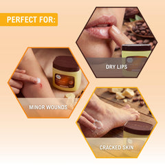 MED PRIDE Cocoa Butter Petroleum Jelly helps cracked hands stay nourished.