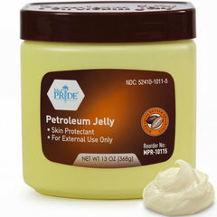 MED PRIDE Cocoa Butter Petroleum Jelly jar for long-lasting moisture and barrier support.