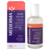 Mederma Quick Dry Oil bottle shows fast absorbing hydration