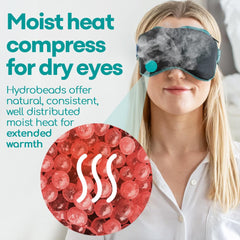 Medi Grade eye mask silk cover provides warm, comfortable contact with the skin.