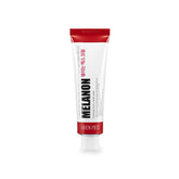 Medi-Peel Melanon X Cream muestra el envase y etiqueta para identificar ingredientes y uso seguro.