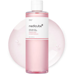 Medicube PDRN Toner bottle front showing a soothing, lightweight formula for even skin tone.