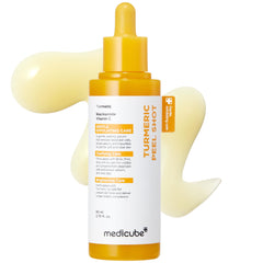 medicube Peel Shot with Turmeric bottle-front showing sleek packaging for daily exfoliation