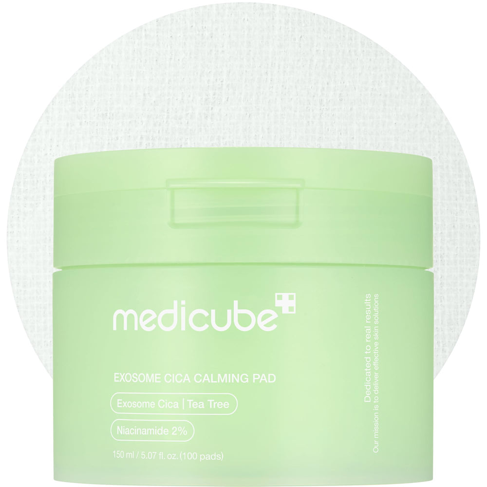 Medicube Toner Pads pack shot showing soothing hydration for sensitive skin