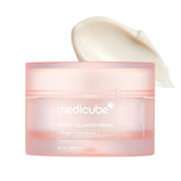 Medicube Triple Collagen Cream tub front showing premium hydration for daily care