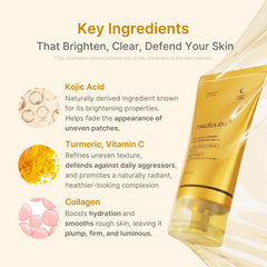 Medicube Wrapping Mask peel-off action reveals a smoother complexion in the morning.