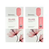 Mediheal Collagen Essential Mask packaging shows eco-friendly, value-packed 20-count set.