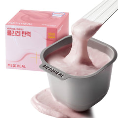 Mediheal Derma Modeling Pack con ampolla de colágeno para firmeza y elasticidad.