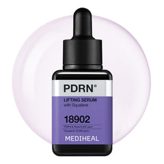 Mediheal PDRN Elevación Serum, bote, hidratación profunda para brillo suave.