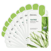 Mediheal Tea Tree Mask application promotes refreshed, balanced skin.