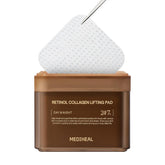 Mediheal Toner Pads Retinol formula close-up for anti-aging care