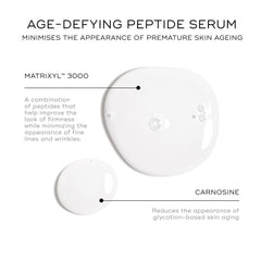 Close-up of Medik8 Liquid Peptides serum texture showing lightweight hydration