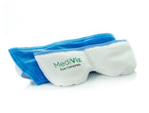 MEDIVIZ Warm Compress Eye Mask closeup showing soothing warmth for tired eyes.