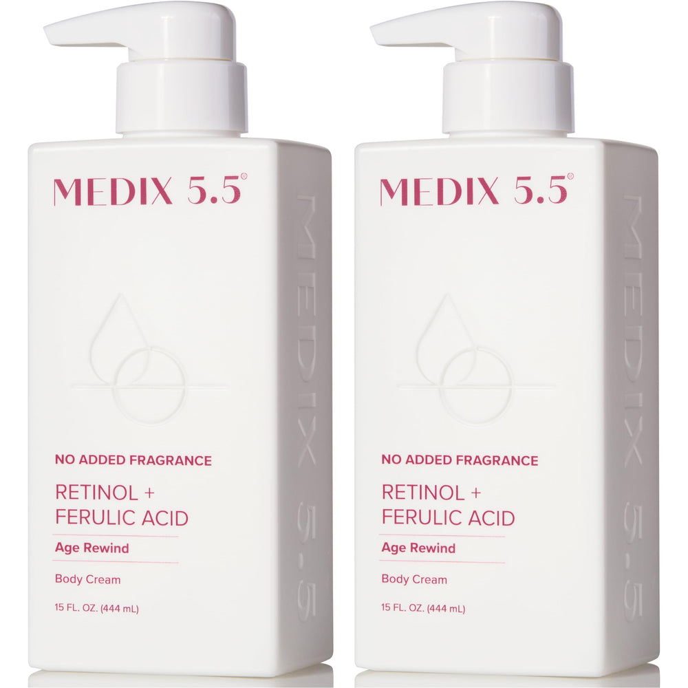 Medix 5.5 fragrance-free retinol face moisturizer bottle for daily use.