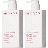 Medix 5.5 fragrance-free retinol face moisturizer bottle for daily use.