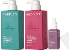 Medix 5.5 Retinol Age Renew Body Cream jar for smoother skin