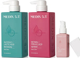 Medix 5.5 Retinol Body Cream bottle promoting firmer-looking skin.