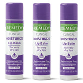 Medline Remedy Clinico Bálsamo labial en caja, hidratación suave para labios.