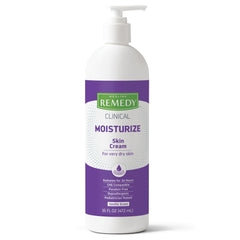 Remedy Clinical de Medline, crema vainilla, textura suave para hidratación diaria