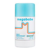 Desodorante Megababe Beachy Pits en barra con fragancia fresca para uso diario.