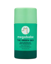 Megababe Daily Desodorante Verde en envase compacto para uso diario y protección suave contra olores