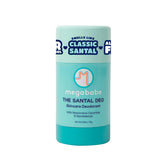 Megababe Santal Deo: botella elegante con protección de 72 horas.