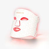 MEGELIN 7 colors LED mask front view with flexible silicone for comfort.