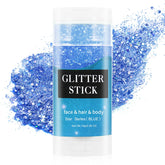 MEICOLY barrita purpurina azul para rostro con brillo intenso