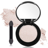MEICOLY Champagne Shimmer Eyeshadow with Mirror for quick on-the-go touch-ups.
