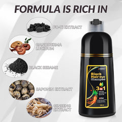 MEIDU Shampoo Shop, cubre canas con fórmula herbal suave.