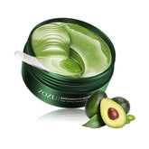 MeiPlumLai parches ojos aguacate, 60 piezas, hidratación suave para el contorno