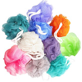 Meirrnyyu esponja de baño multicolor para exfoliar suavemente la piel.