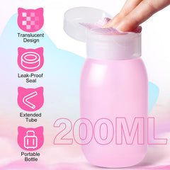 MEKK 200ml acetone dispenser bottle with pump for controlled use