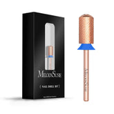MelodySusie safety drill bits in rose gold with a large barrel for smooth shaping