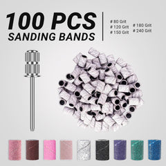 MelodySusie sanding bands with 3-32 inch shaft for durable shaping.