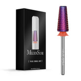 MelodySusie 5in1 nail drill bits purple for versatile manicures and pedicures