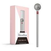 MelodySusie 7mm ball shape cuticle cleaner drill bit for precise cuticle cleaning and dead skin prep.