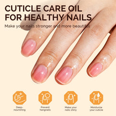 MelodySusie aceite cutícula lavanda, nutrición suave para piel sensible