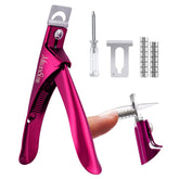 MelodySusie acrylic nail clippers with angled cut for precise tip shaping.